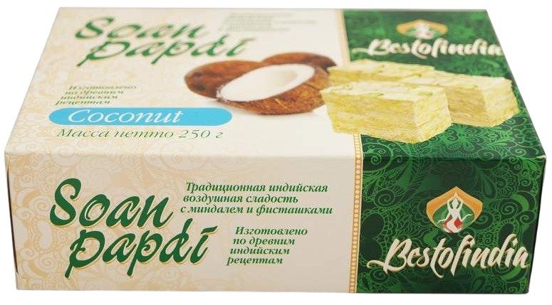Сладости «Соан Папди» кокос | Bestofindia