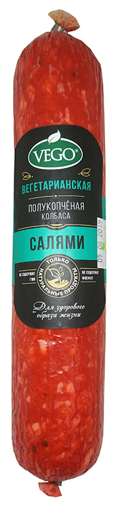 Вегетарианская колбаса салями Пряная | VEGO