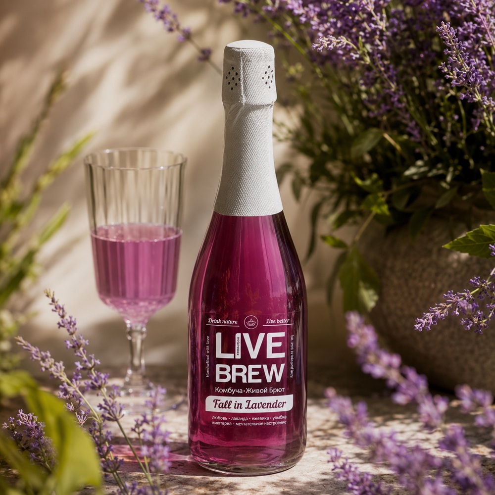 Комбуча «Fall in Lavender» | Live Brew