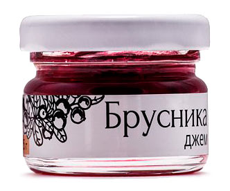 Джем без сахара Брусника | Русский Лес