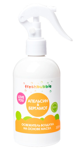 Освежитель воздуха Апельсин и Бергамот | Freshbubble