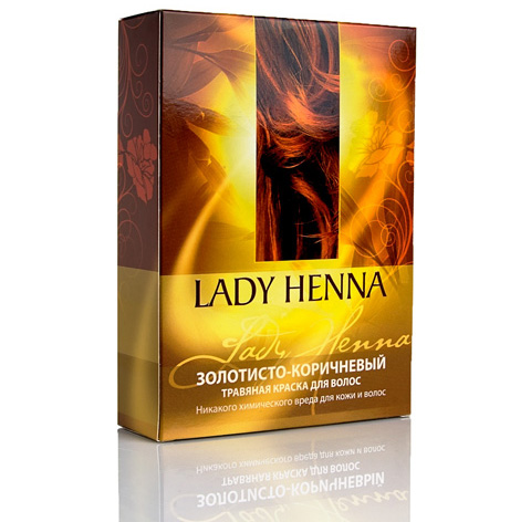 Травяная краска для волос Lady Henna